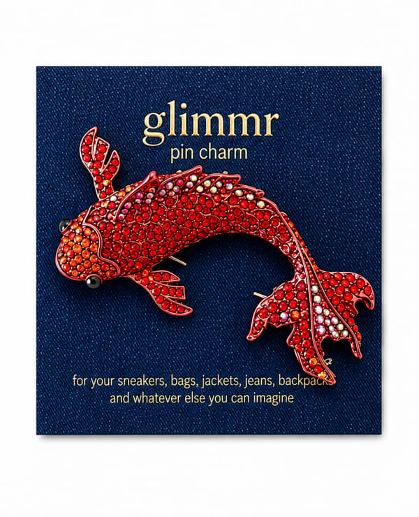 Glimmr Koi Fish Pin Charm — Glimmr