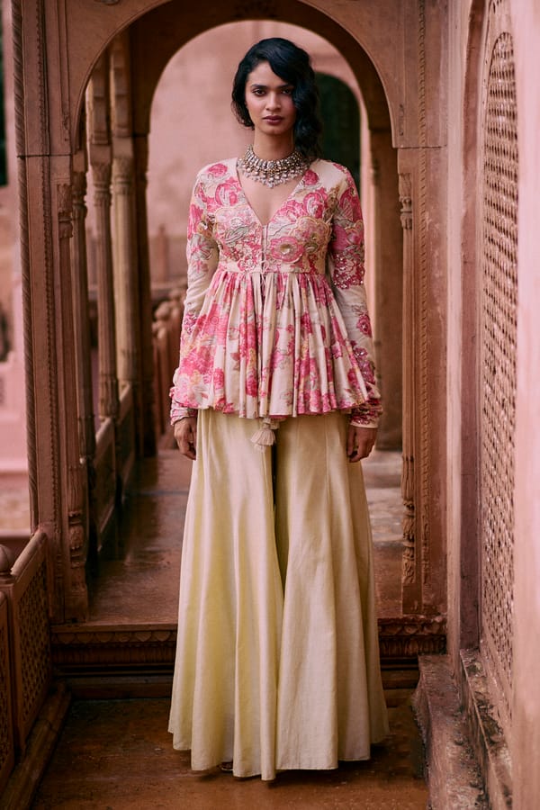 Jane Peplum Set — Paulmi and Harsh