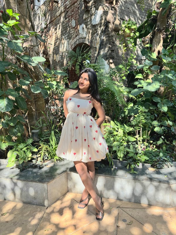 Love Struck Balloon Hem Short Dress — SAJKE