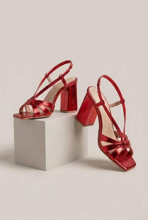 Ruby Block Sandal — Reyna
