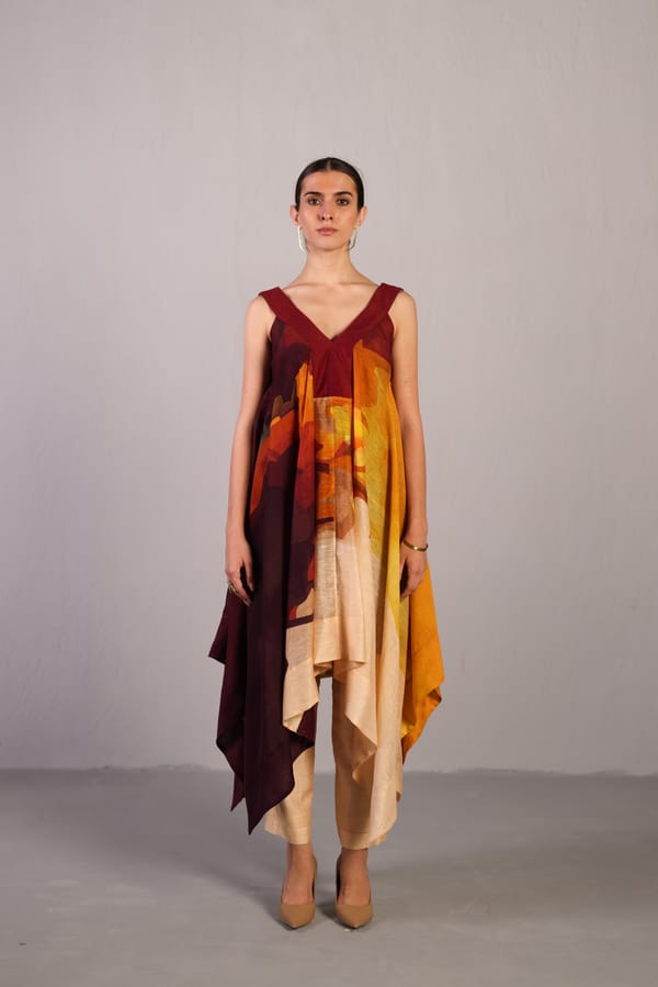 Diffuse Wine & Cream Co-Ord Set — CLOS