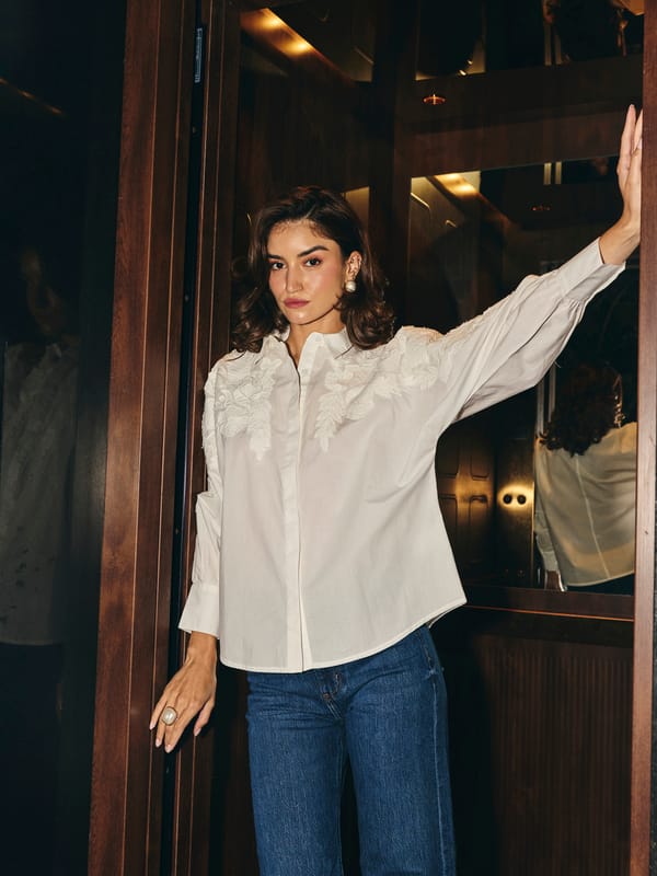 Clara Embroidered Shirt — Style Island