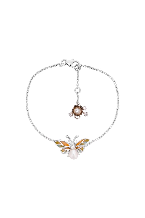 Orange Enchanted Butterfly Bracelet — Miss Jo