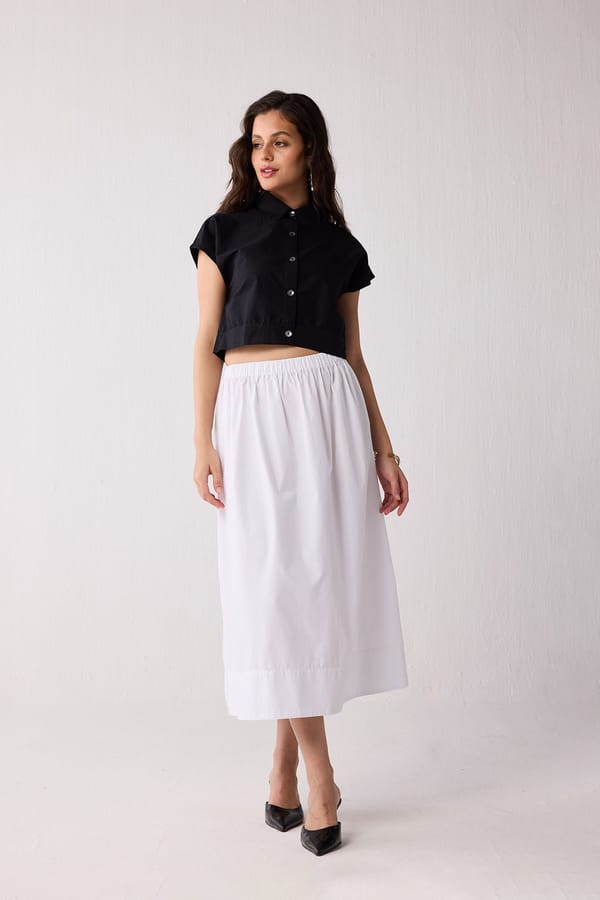 Oversized Crop Shirt — REISTOR