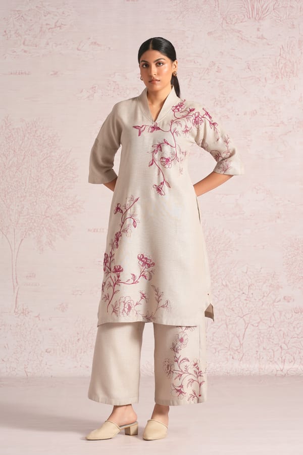 Bloomscape Kurta Set — Kaveri