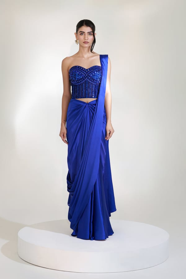 Armour Corset Saree Set — LIBAS CAFE