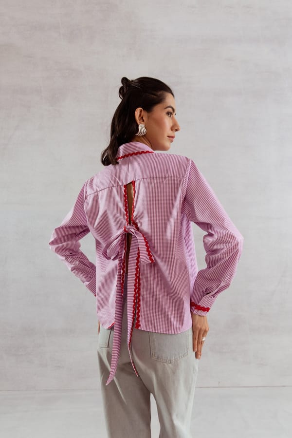 Ruban Rose Shirt — SAJKE