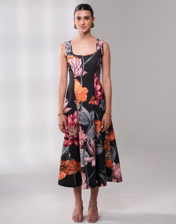 Azure Botanica Dress — Label by Mohita