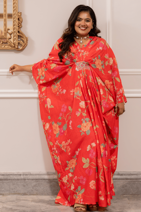 Hazel Kaftan - Peony Pink — Paulmi and Harsh