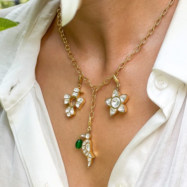 Sariska Charm Set Necklace — Kesya
