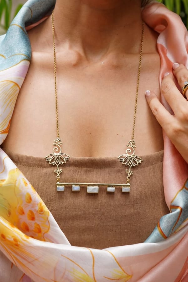 Ira Lotus Necklace — SOUL WORKS