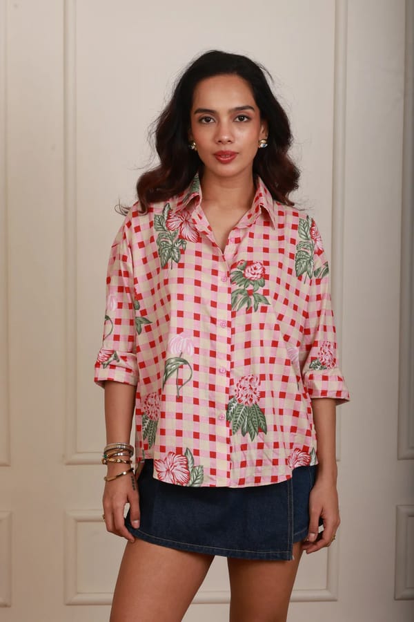 Fiora pink Shirt — KM Label