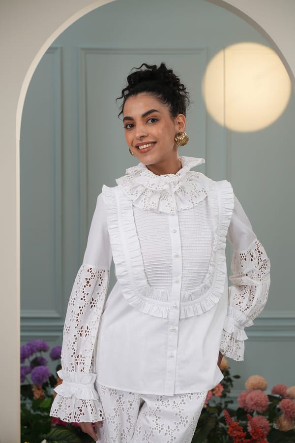 Zig Top - Floral Cut Out — Chöjé