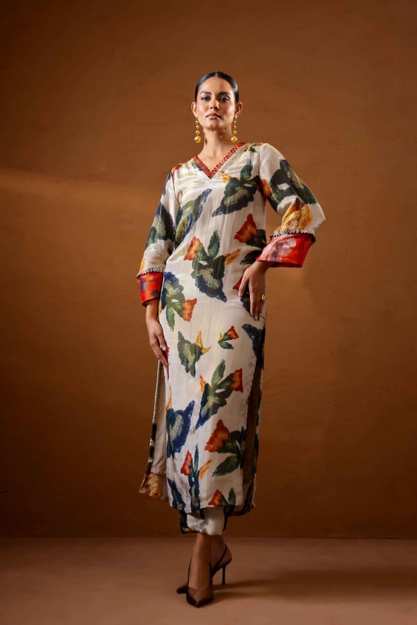Pardesi Tissue Kurta Set — STUDIO SURBHI