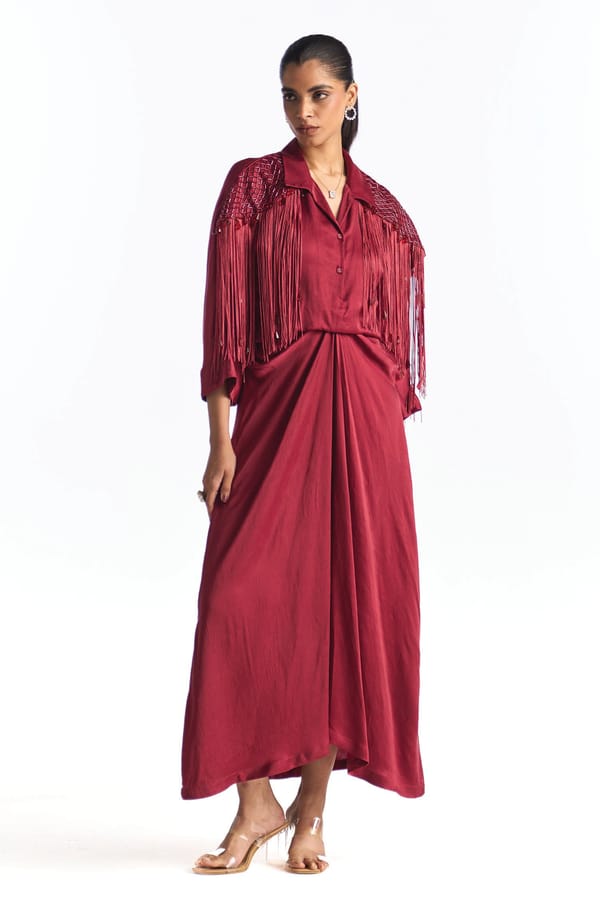 Jane Drape Dress — Our Love