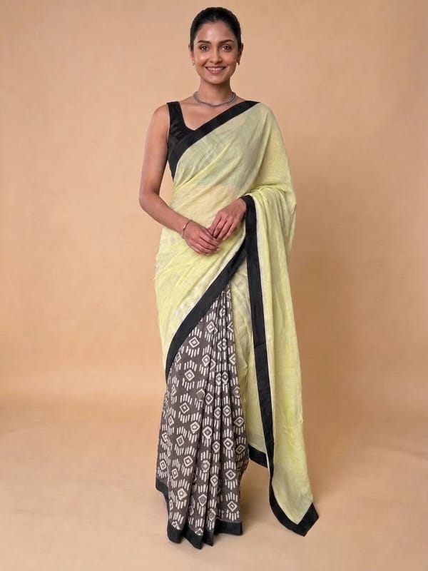 Mayuri Patchwork Saree — BINKS