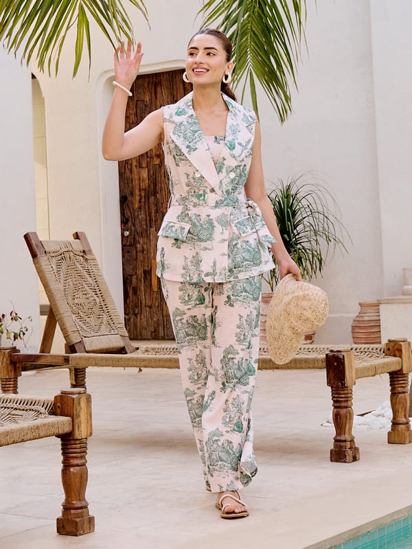 Josas Toile Printed Jacket — HOUSE OF FETT