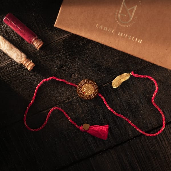Auric Charm Rakhi — LABEL MUSLIN