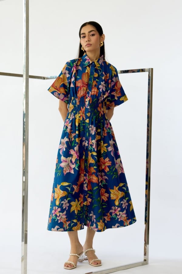 Lily Midi Dress — THE FINICKY COLORIST
