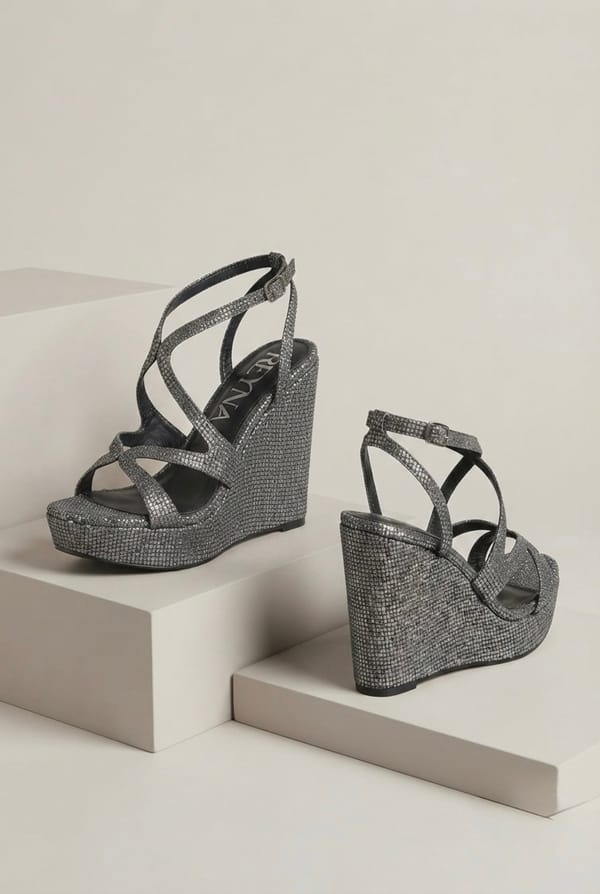 Eclipse Pewter Wedge — Reyna