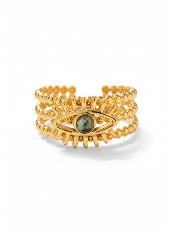 Multi Layers Devil Eye Open Ring — Cao Jewellery