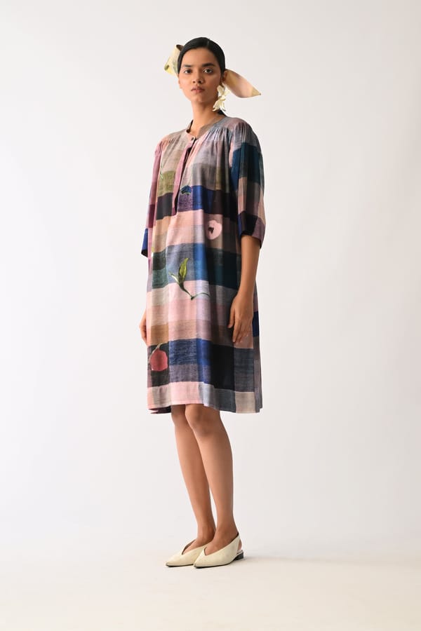Afterglow Beach Appliqué Dress — Ofrida