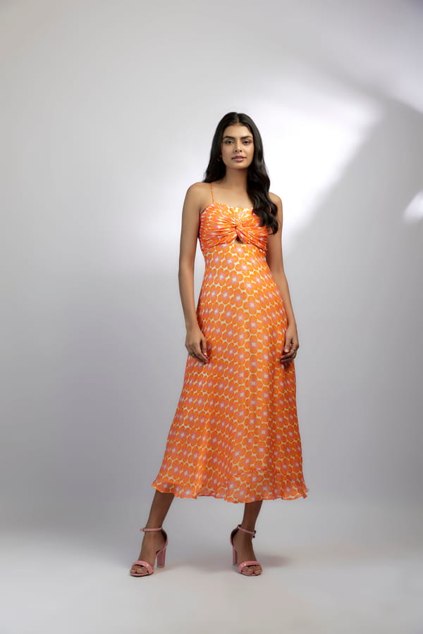 Tangello Knot Dress — EWOKE STUDIO