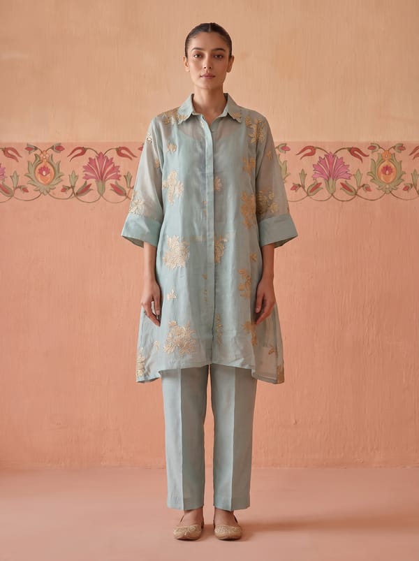 Co-ord Sets Ice Blue Sch-190 Co-ord Set — Azu