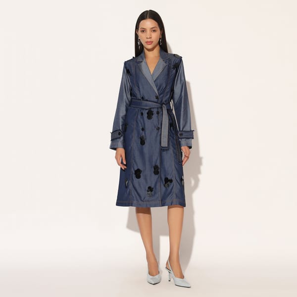 NYVORA TRENCH DRESS — Linetribe