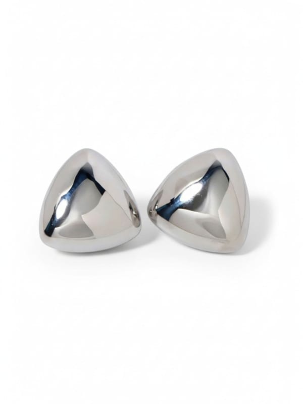 Chunky Triangle Studs — Cao Jewellery