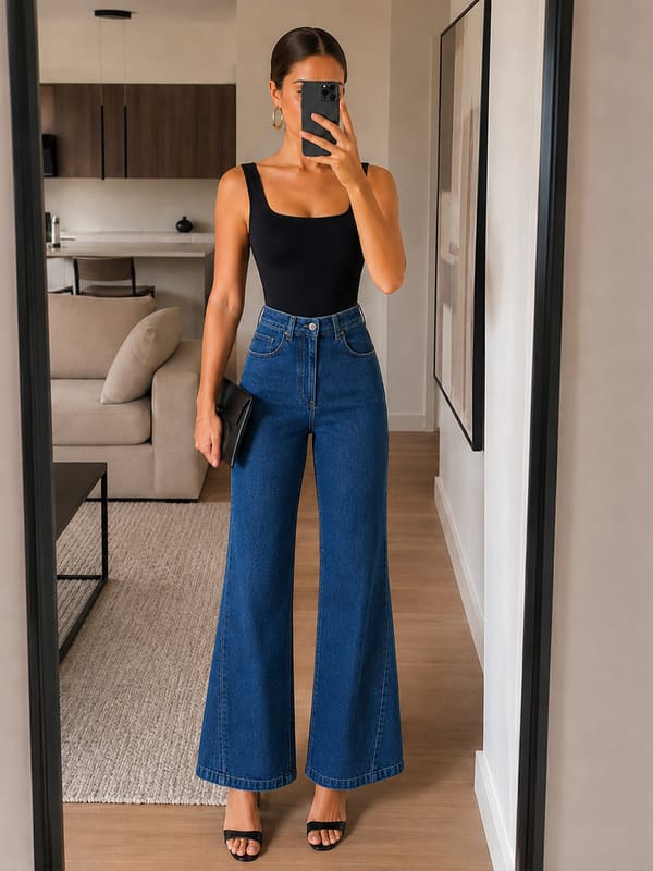 DenimClassic The Flared Jeans — Femmella