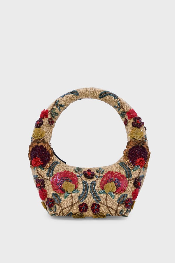 Scarlet Garden Embellished Beaded Bag — Versuhz India