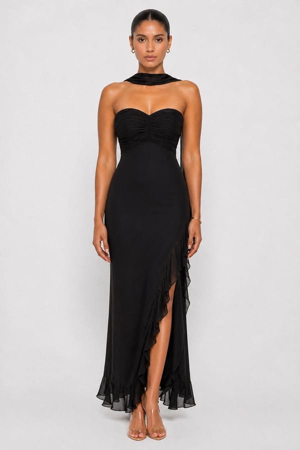 Monaco Midi Dress — LABEL FROW