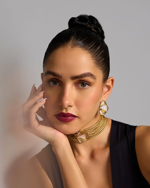 EBO CHAINED CHOKER — Anaash