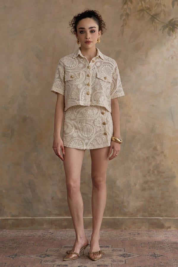 Aurelia Lace Co-ord Set — AVERIE