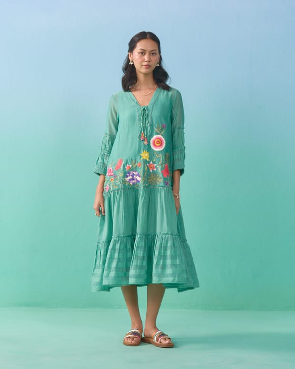 Lailah Flared Dress — NIRVAIR CLOTHING