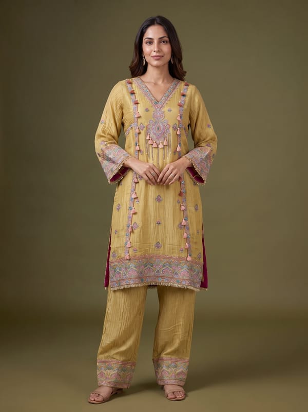 SUHAVI Yellow — KHATUBA (THAKUR EXCLUSIVE)