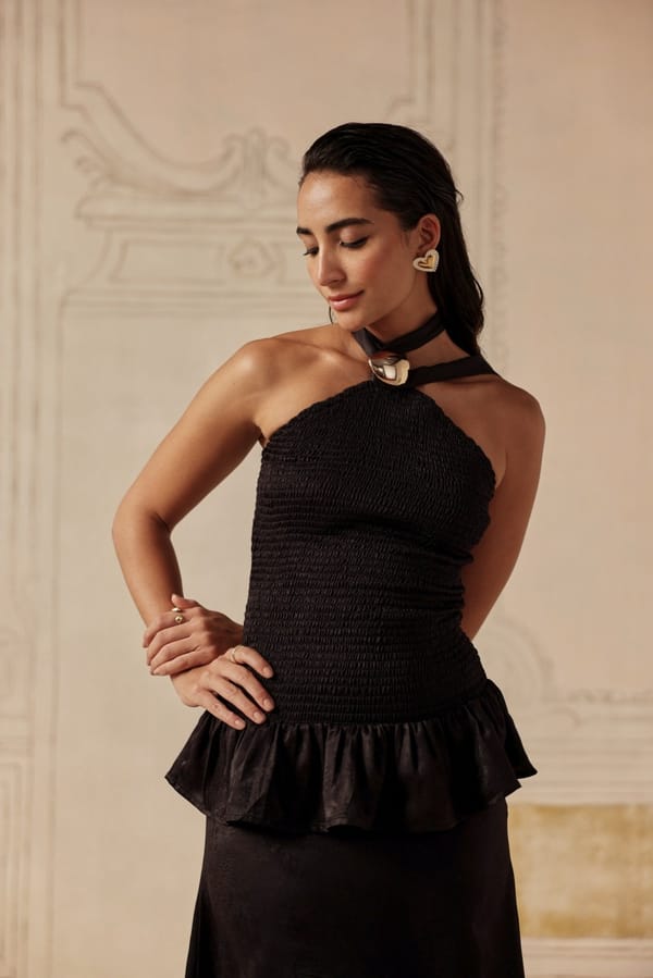 Pigalle Halter Top — Sage by Mala