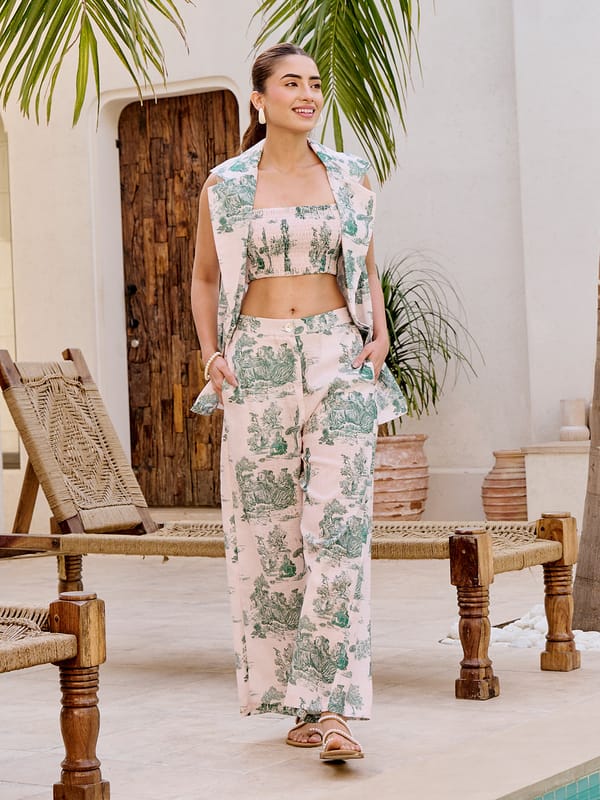 Josas Toile Printed Pants — HOUSE OF FETT