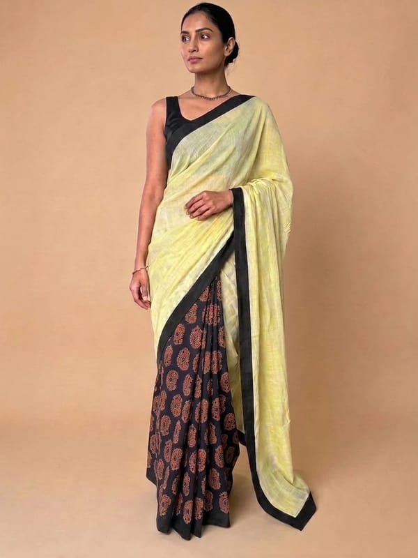Mayuri Patchwork Saree — BINKS