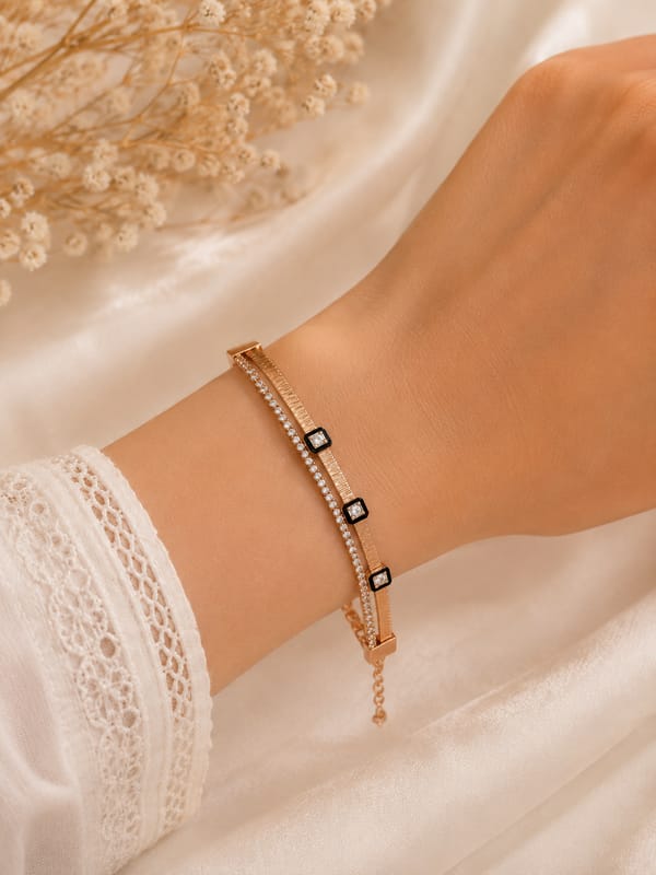 Noir Royale Bracelet — SilvPop Jewels