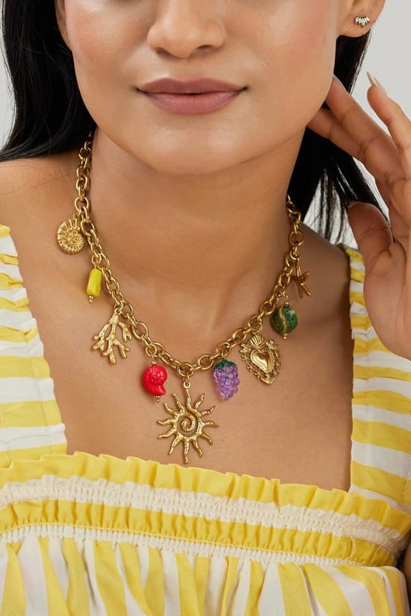 Coastal Sea Necklace - Waterproof, 18K Gold Plated — Amossh