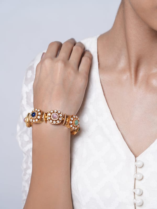 Heavy Multicolored Designer Bracelet — Cao Jewellery
