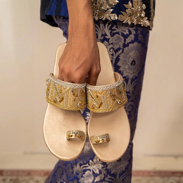 Lumi Gold Heels — House of Vitti India
