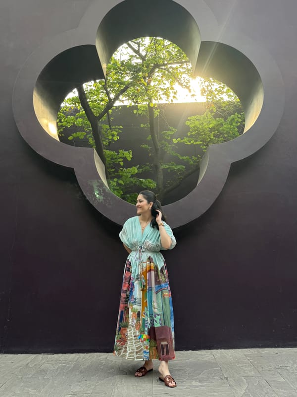 Nirvana Dress In Casa Parade Print — GAIMA LABEL