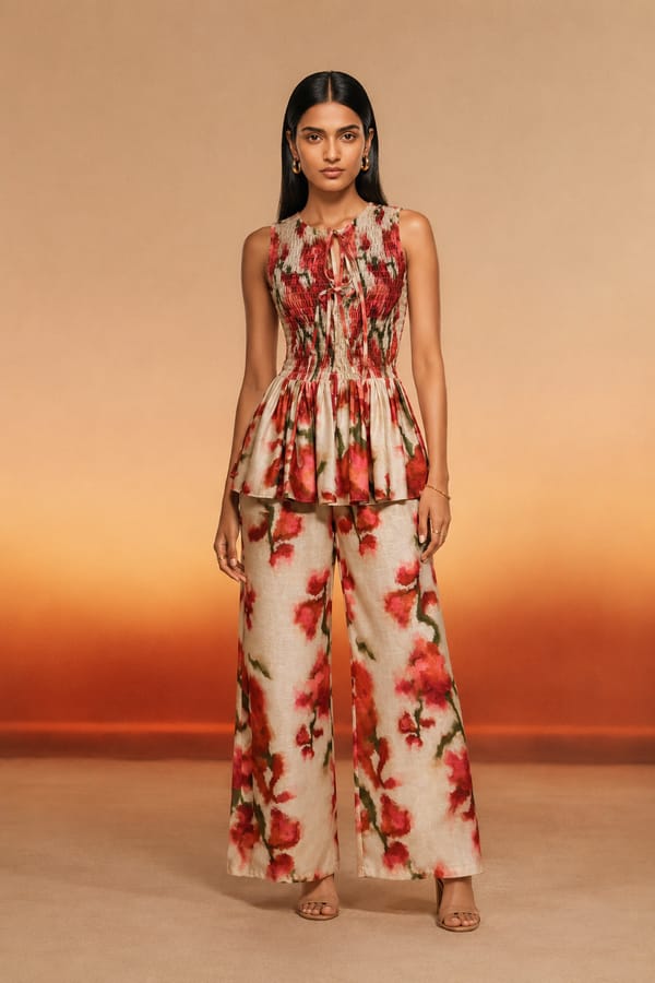 Rosalie Peplum Set — KAYSHO