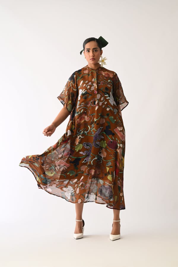 Luminia Brown Overlay Set — Ofrida