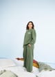 Green Oversized Cotton Terry Sweatshirt - Necesera - Image 1