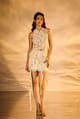 Santorini Lace Ruffled Mini Skirt - Lea Clothing - Image 1