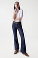 Dark Wash High-Rise Flared Jeans - SALSA JEANS - Image 1